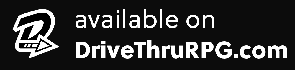 "Available at DriveThruRPG" logo